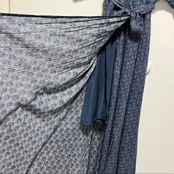 Sanctuary Mischa Midi Wrap Dress in Indigo Mandala, Medium - Picture 9 of 15